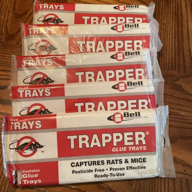 Rat Mouse Snake Glue Trays 10-pack Rat Glue Traps Mouse Traps Rat 12455-WI-1