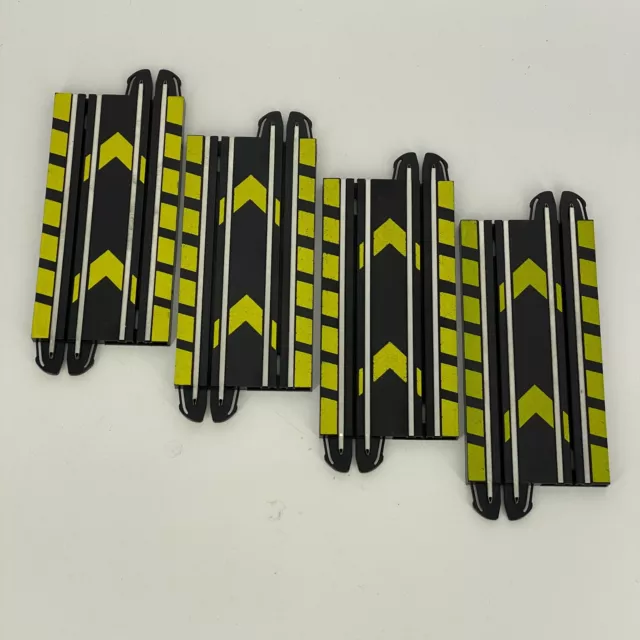 4x Micro Scalextric (Latest 2019 Onwards) Standard C Straight x 1 (Arrow Design)