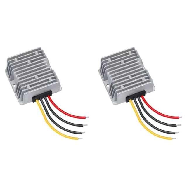 2X Convertitore DCDC Tensione 48V Un 12V 10A 120W Convertitore di Tensione 1595