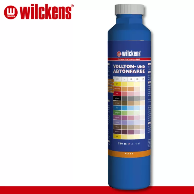 Wilckens 750ML Vollton- & Polarizado Azul Color Pared Wetterbständig