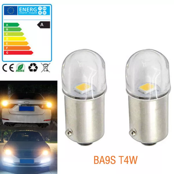 2-10X BA9S T4W Warmweiß  DC6V / 12V T11 LED Standlicht Innenraumbeleuchtung SMD