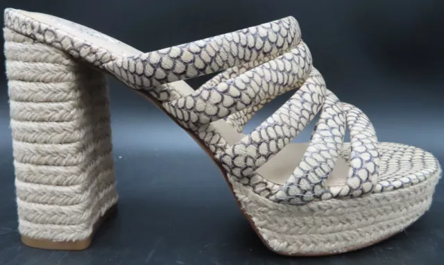 Vince Camuto Women's 1" Platform Patrest Heeled Sandal, Snake Print, Size 8
