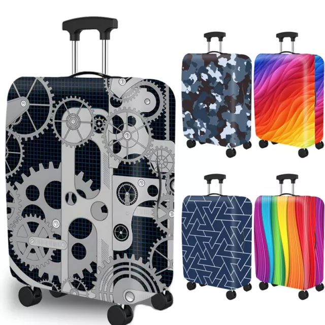 18"-32" Elastic Luggage Travel Suitcase Cover Protector Fashion Trunk Covers New
