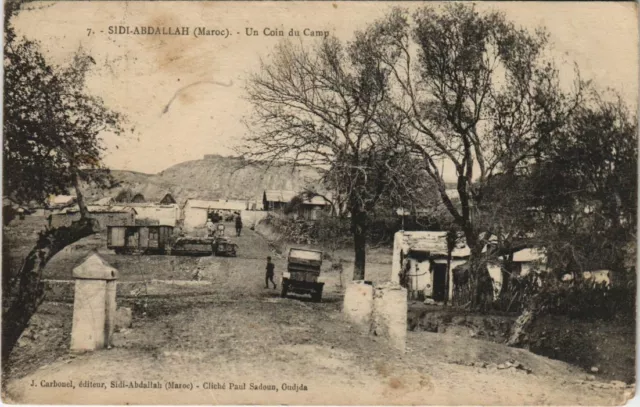 CPA AK MAROC SIDI-Abdallah Un Coin du Camp (31624)