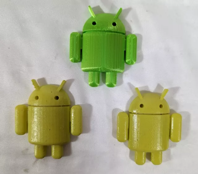 3 Half 2 1/4" high 3D Android Droid