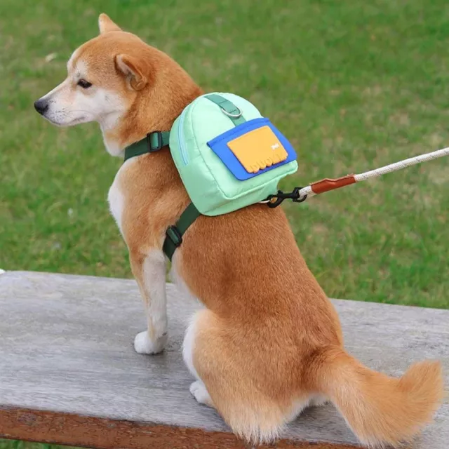 Forniture per animali domestici cane da passeggio schiaccianoci cane borse per snack cane borsa scuola zaino per animali domestici