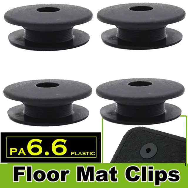 4x FOR GM CHEVROLET FORD Floor Mat Retention Hold Down Fixing Clips Holders Grip