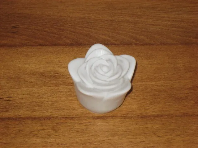 Lighted Flower T-Lite White Acrylic Changing Color