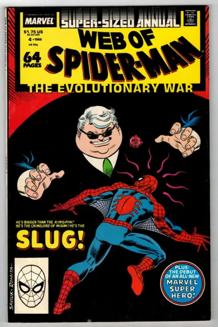 WEB OF SPIDER-MAN Annual  # 4  Marvel Comics 1988 (fn+)