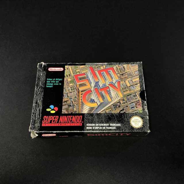 Super Nintendo Sim City SFRA Bon état