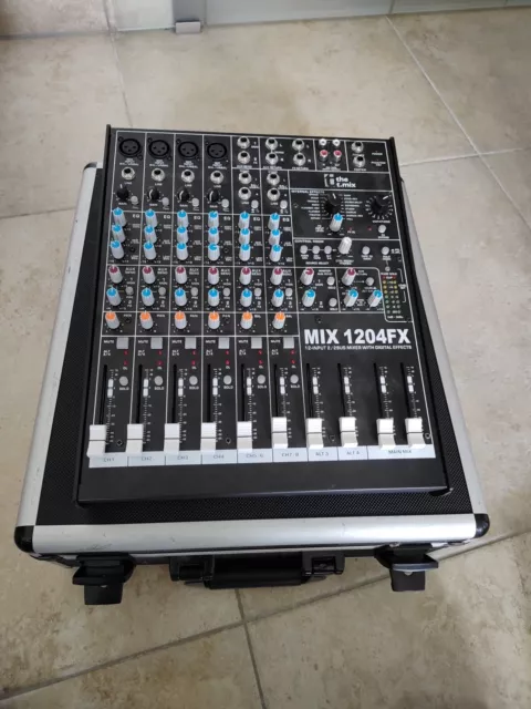 The t.Mix 1622FX Mischpult 3-Band EQ Mixing Console Mischer Mixen Dj Equipment