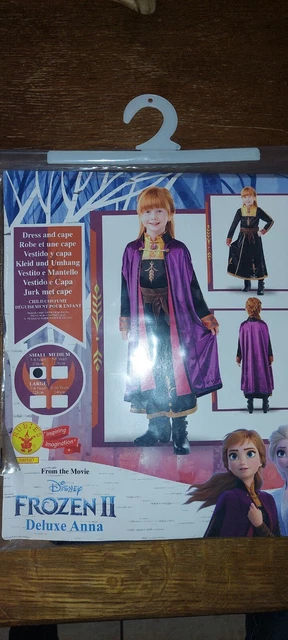 Déguisement Princesse Anna Reine Des Neiges – Robe Verte, Couronne, Baguette Et Accessoires
