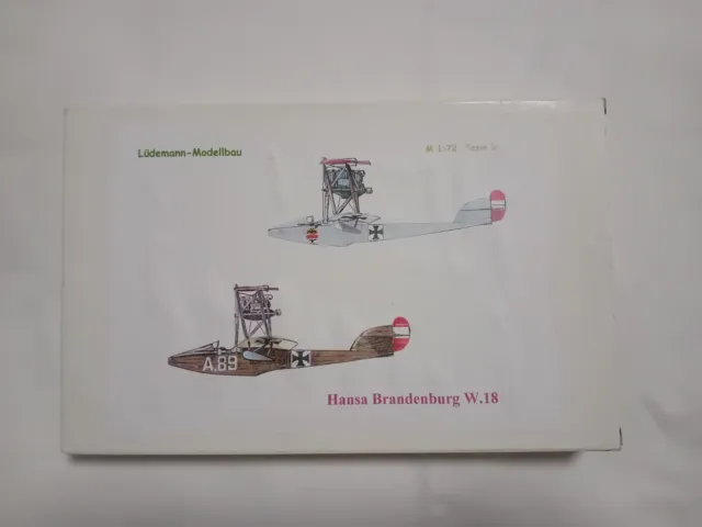 Hansa Brandenburg W.18 WW1 flying boat Lüdemann 1/72