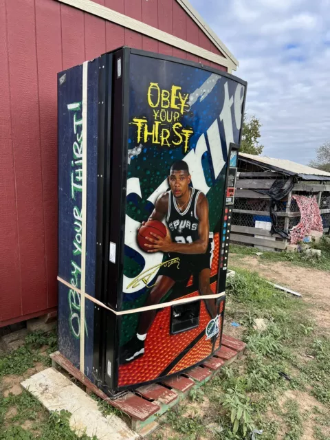Retro Tim Duncan Rookie Vending Machine Sprite. 90s Throwback