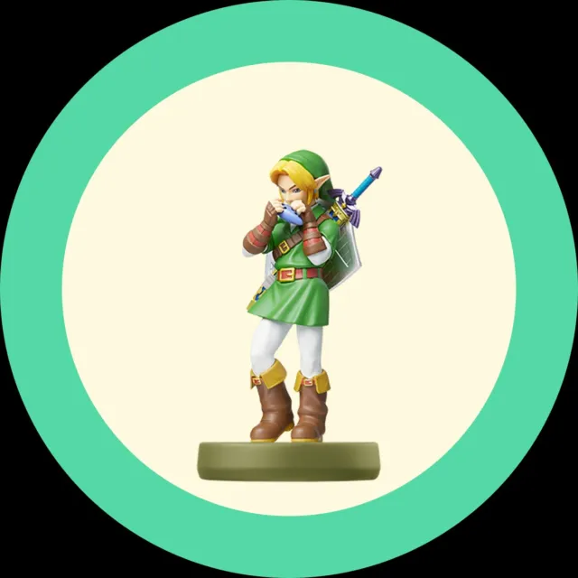 The Legend Of Zelda Link (Ocarina of time) Amiibo Coin