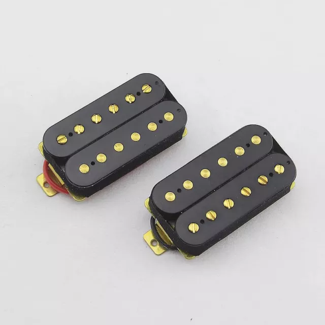 1 Set original Epiphone Humbucker, schwarz / gold, neck und bridge