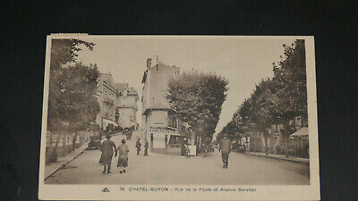 Auvergne Puy De Dome  / Chatel Guyon 1930 / Cpa Rue Animee