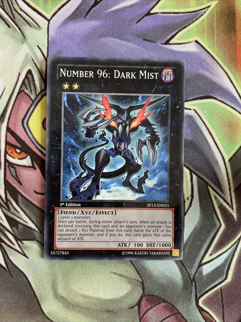 Carta Yu-Gi-Oh! - Number 96: Dark Mist (SP13-EN031) - Starfoil Rare -  Edicin Ilimitada - Star Pack 2013
