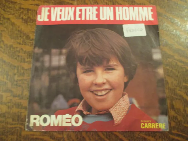 45 tours romeo je veux etre un homme