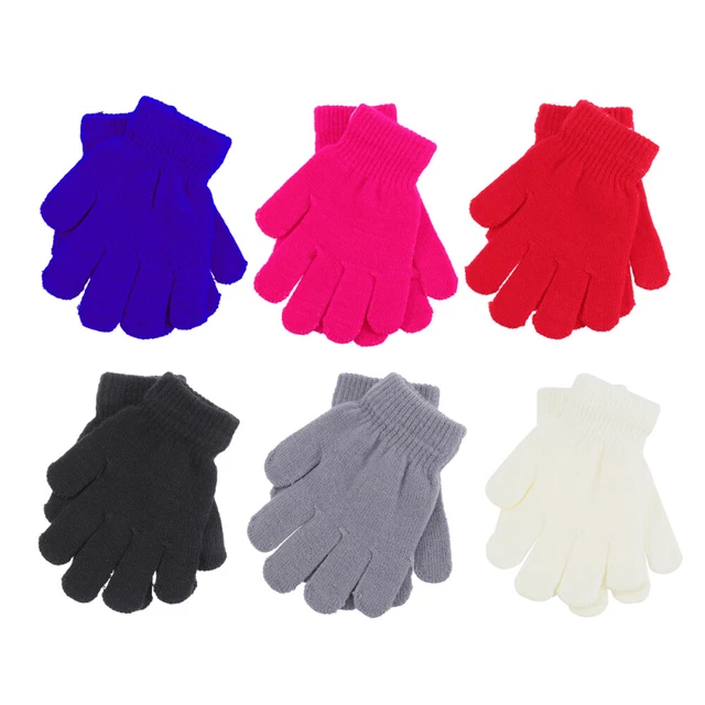 6 Pairs Gants Souples Gants D'hiver Gants De Cyclisme Équitation