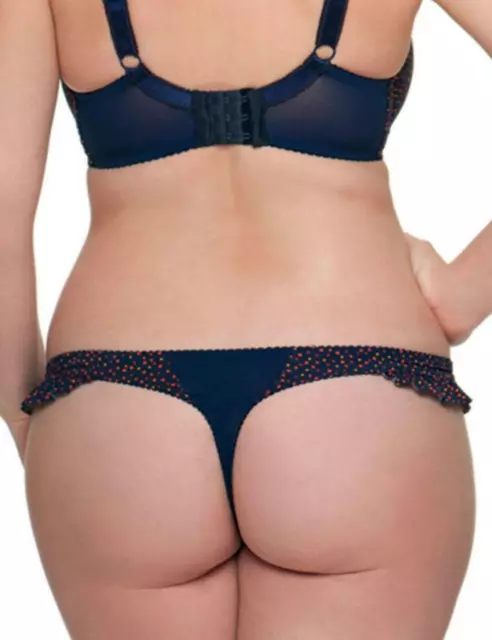 TANGA PERIZOMA CURVY KATE ARIZONA BLU Tg. L - UK 14 THONG NAVY BLUE MIX STRING 2