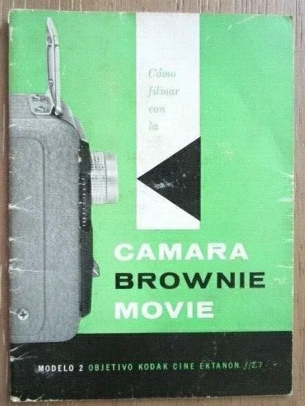 Folleto Portugués De La Película Brownie Camara -E8P