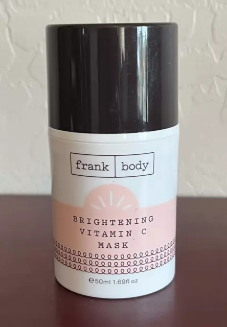 Frank Body Brightening Vitamin C Resurfacing Facial Mask ~ 1.69 oz