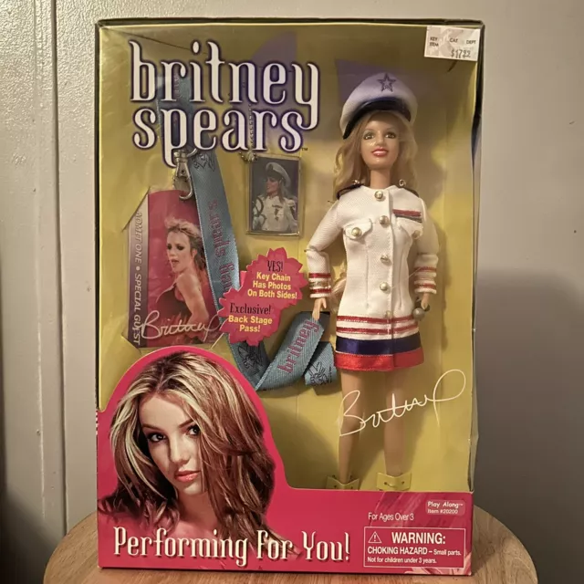 BRITNEY SPEARS 2001 Performing For You Doll Play Along Fun Barbie ...