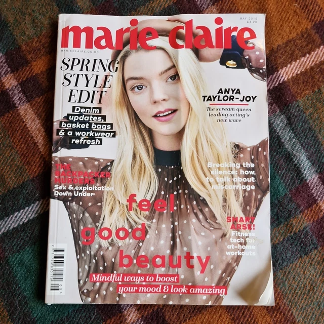 marie claire 2019年5月号 アニャテイラージョイ 海外雑誌 UK MAGAZINE NEW TRAVEL size marie claire anya taylor-joy may 2019