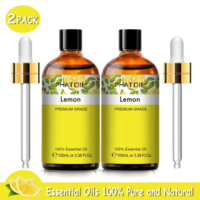 Lemon Essential Oils Pure Therapeutic Aromatherapy Diffuser Oil 10/30/100ml