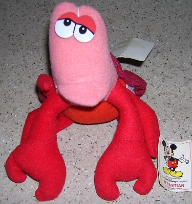 sebastian the crab stuffed animal