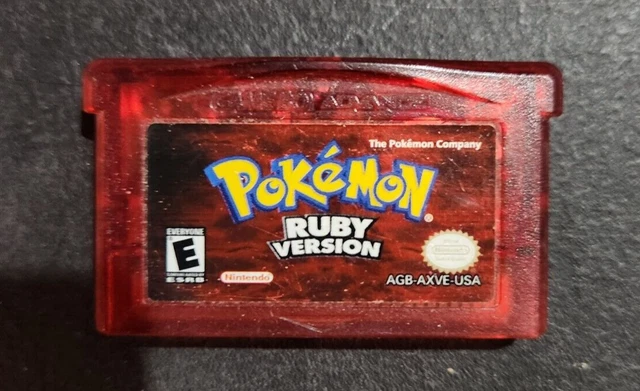 Pokémon Version Rubis GBA - Authentique - Pile Neuve - Jeu Game Boy Advance