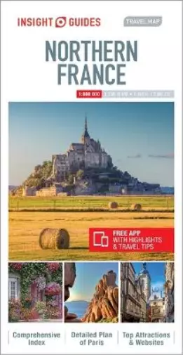 Insight Guides Travel Map Northern France (Map) Insight Guides Travel Maps