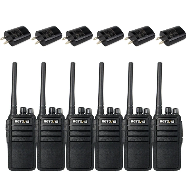 6*Retevis RT21V MURS VHF Walkie Talkie Long Range 2 Way Radio For Business 6*Retevis RT21V MURS VHF Walkie Talkie Long Range 2 Way Radio For Business