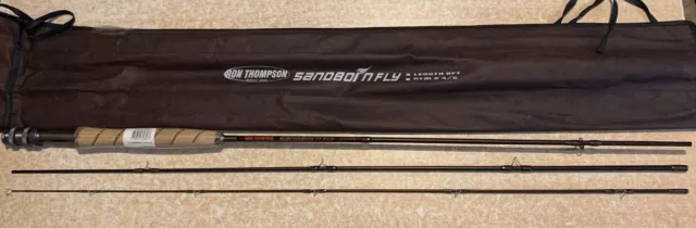 Ron Thompson Sandborn Fly 8ft #4/5 Fly Rod 2,40m Fliegenrute 3-teilig Top SALE!