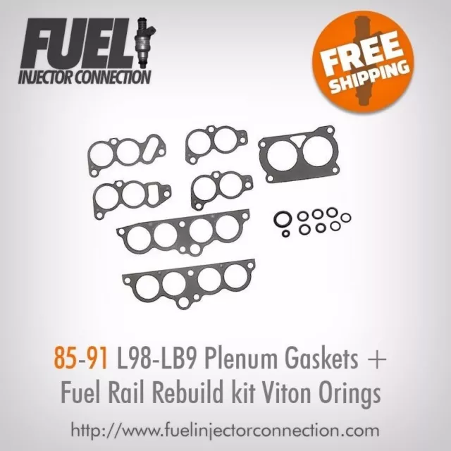 1985-91 L98-LB9 FEL-PRO Plenum Gasket set with Viton seals