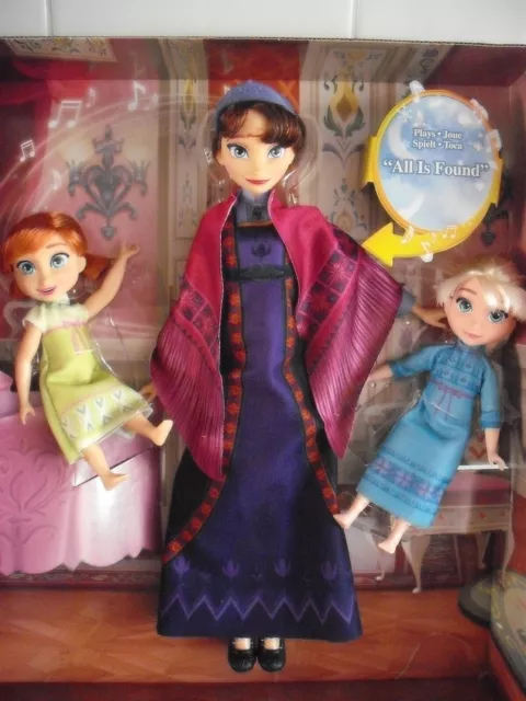 Disney Frozen 2 Queen Iduna Lullaby Doll Playset With Anna & Elsa - BNIB