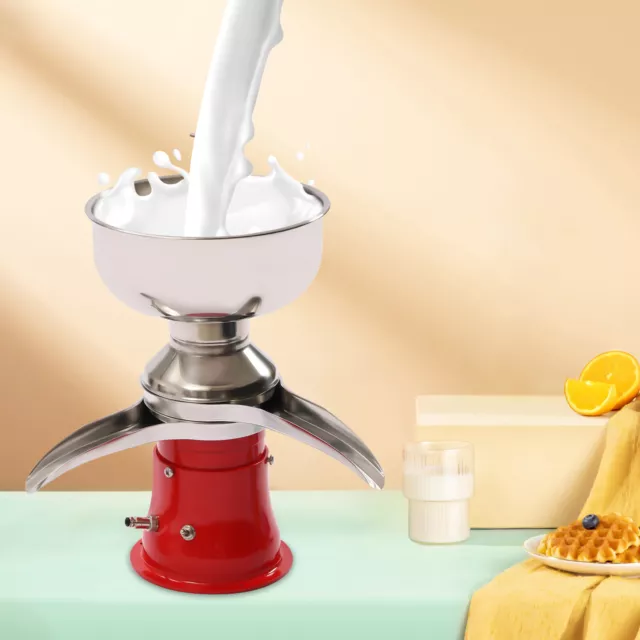 Electric Milk Cream Centrifugal Separator Milk Skimmer For Goats Stainless Steel