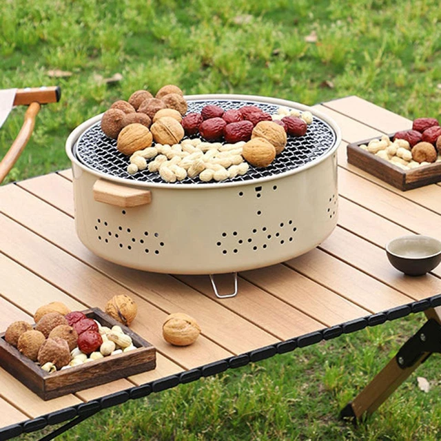 E COMODA STUFA da campeggio portatili per barbecue stufa a rete stufa a