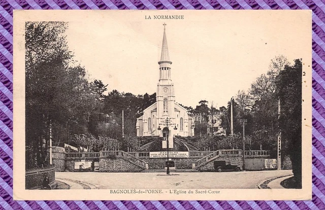 CPA - 61 - BAGNOLES de L-ORNE - L'Eglise du sacré cœur