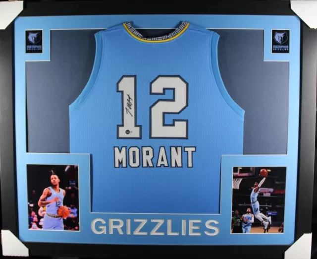 MURRAY STATE RACERS JA MORANT AUTOGRAPHED FRAMED RETRO BRAND JERSEY JS –  CollectibleXchange