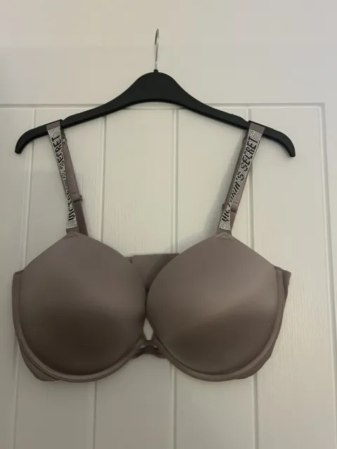 VICTORIA'S SECRET STRAPLESS Smooth and Lace Push Up Bra 32A nude beige  £35.00 - PicClick UK