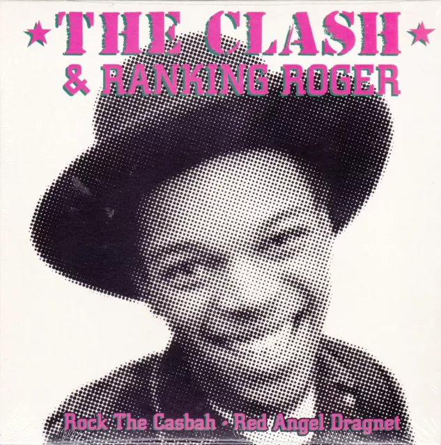 THE CLASH & RANKING ROGER- ROCK THE CASBAH - 7" VINYL RECORD wPS 2022 NEW SEALED