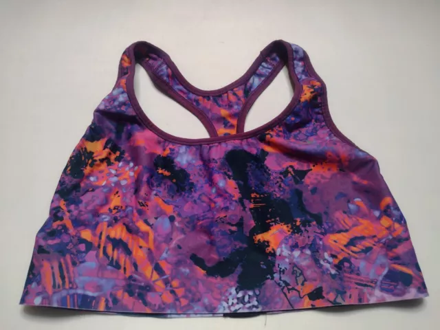 Champion Women's Sports Bra Small Seamless Print T-back Racerback Wireless W