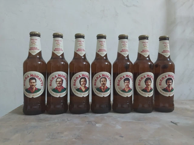 Birra Moretti - I Campioni Col Baffo (Bottiglie Piene) Anno 2016
