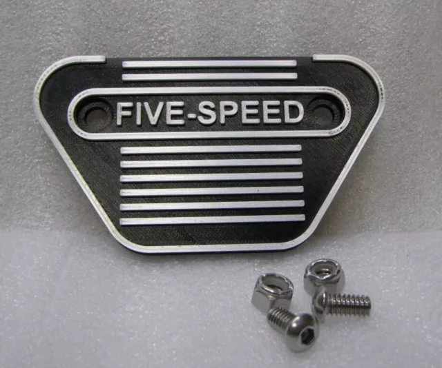 Harley Fxr Five Speed Side Frame Cover Badge Plate - Fxrt Fxrp Fxlr Fxrs Fxrd 5