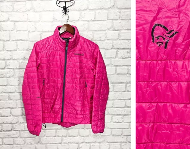 NORRONA FALKETIND PRIMALOFT 60 GRAFITTI PINK Giacca da donna taglia M