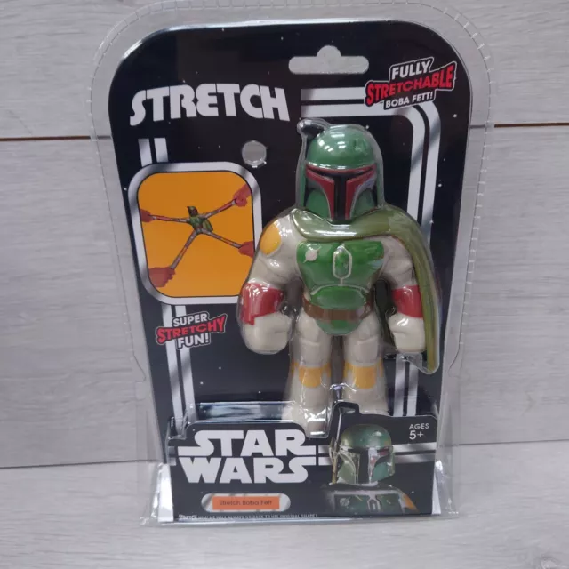 Statuetta elasticizzata Stretch Armstrong Star Wars 7"" Boba Fett ufficiale nuovissima