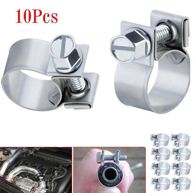 Clip de tuyau 10 pièces/ensemble accessoires pièces réglables acier inox