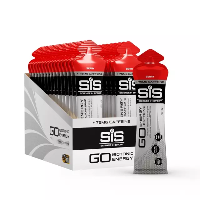 SCIENCE IN SPORT Go Isotonic Energy Gel with Caffeine, Running Gels ...